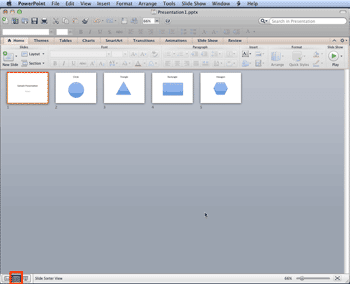 Learn PowerPoint 2011 for Mac: Slide Sorter View
