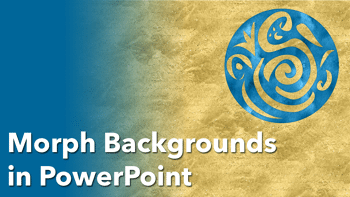 Animating Faux Backgrounds with PowerPoint Morph