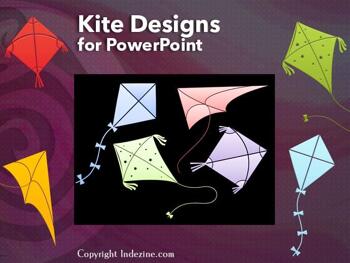 Kite Silhouette Graphics for PowerPoint