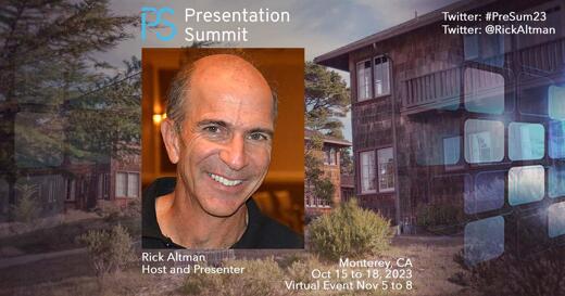 Presentation Summit 2023: Conversation with Rick Altman