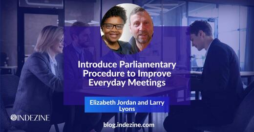 Introduce Parliamentary Procedure to Improve Everyday Meetings