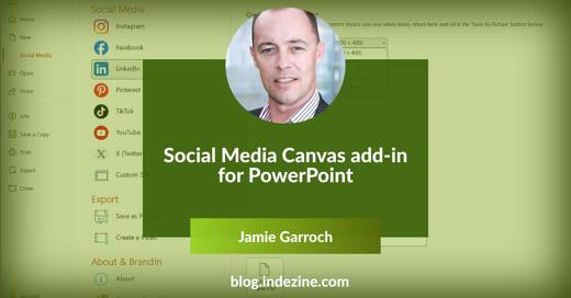 Social Media Canvas Add-in: Conversation with Jamie Garroch