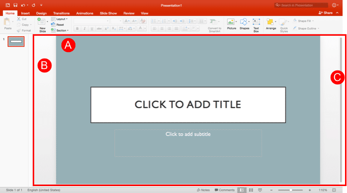slide size powerpoint for mac