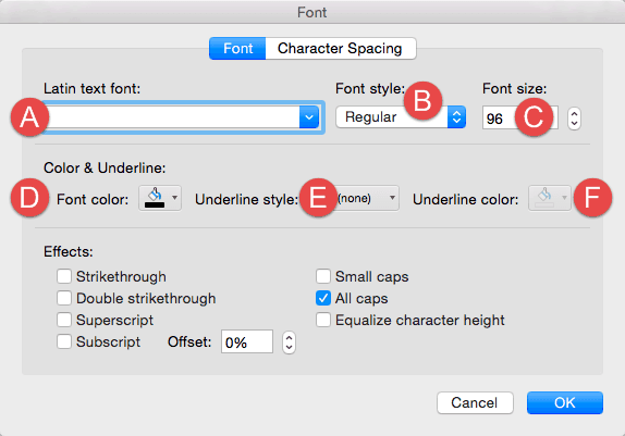 how to change default font in powerpoint 2016 mac