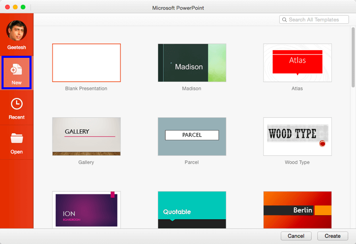powerpoint for mac design tab