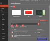 Home Tab of Backstage View in PowerPoint 365 for Windows