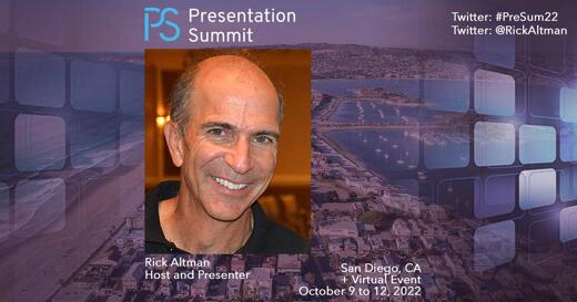 Presentation Summit 2022 Sweepstakes: Conversation with Rick Altman