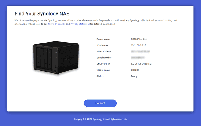 Getting Started with the Synology DS920+ Getting Started with the Synology DS920+