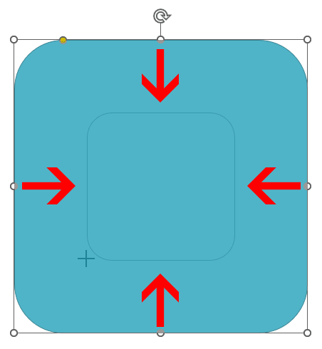 Resizing Shapes in PowerPoint 365 for Windows