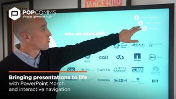 POPcomms: Using PowerPoint's Morph Transition Effect for Interactive Slide Navigation