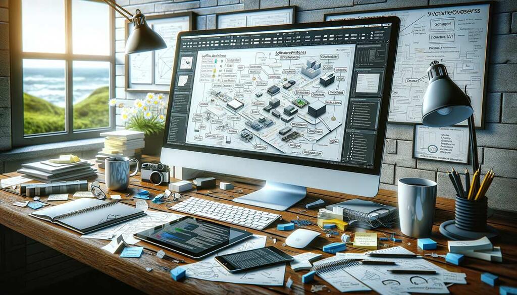 Using PowerPoint to Visualize Software