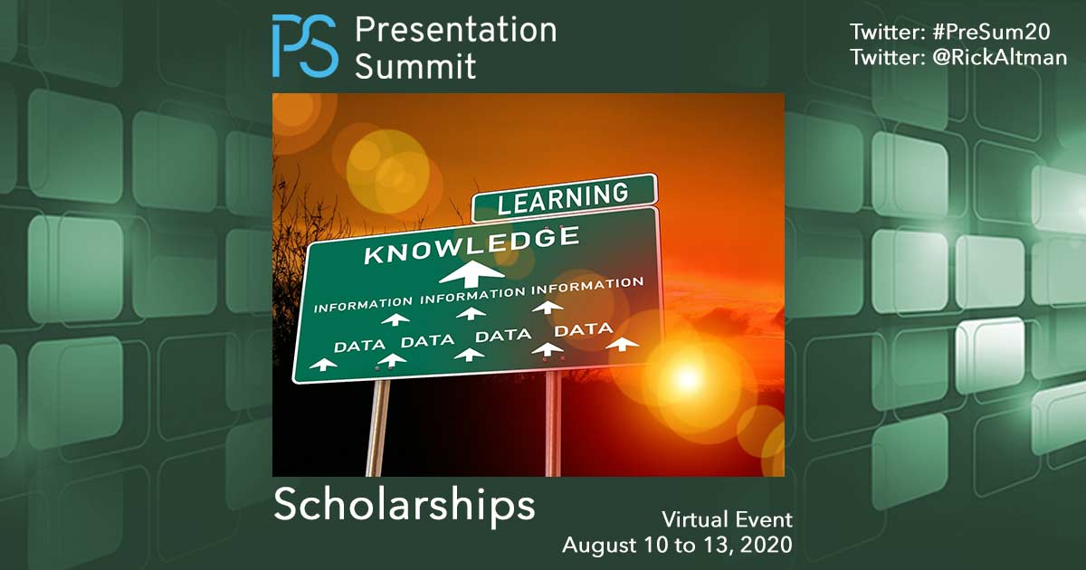 Scholarship Opportunity for the Presentation Summit