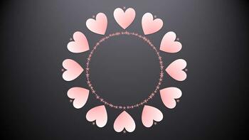 Animated Slide: Hearts Roll