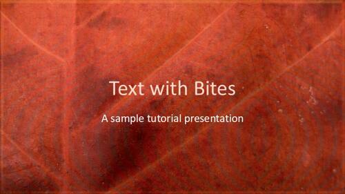 Text with Bites