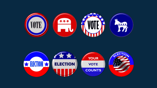 US Elections Badges