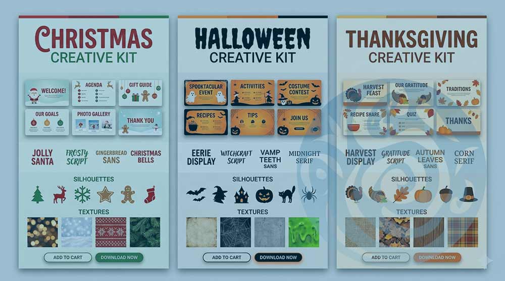 PowerPoint Holiday Kits