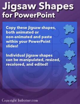 Jigsaw Shapes for PowerPoint (Full Slide Jigsaws)