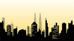 City Skylines: PowerPoint Clip Art