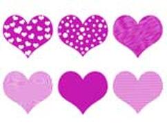 Symbol Slides: Valentine's Day Hearts (PowerPoint Clip Art)