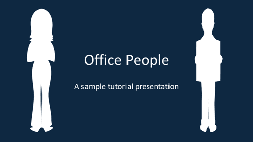 Office People Silhouettes Office People Silhouettes