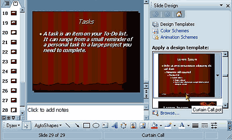 a powerpoint template can makeover the look