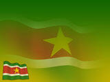 Suriname Flag PowerPoint Templates