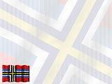 Scandinavia Flag PowerPoint Templates