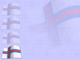 Faroe Islands Flag PowerPoint Templates