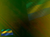 Gabon Flag PowerPoint Templates
