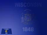 Wisconsin Flag PowerPoint Templates
