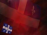 Quebec Flag PowerPoint Templates