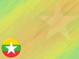 Myanmar (Burma) Flag PowerPoint Templates