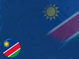 Namibia Flag PowerPoint Templates