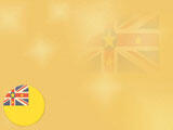 Niue Flag PowerPoint Templates