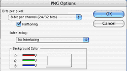 PNG Options