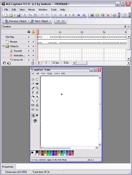 ALLCapture 2 editing environment ALLCapture 2 editing environment