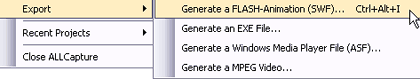 Export options Export options