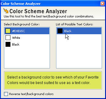 See a preview of which text color works best See a preview of which text color works best