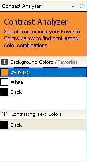 Contrast Analyzer Contrast Analyzer
