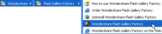 Wondershare Start menu Group