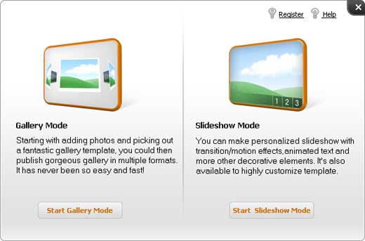 Splash screen