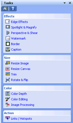 The Links/Hotspots option The Links/Hotspots option