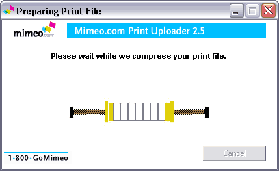 Files are being compressed