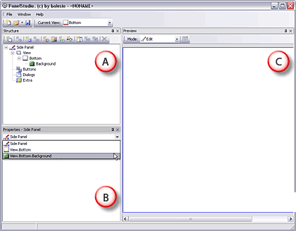 PanelStudio interface PanelStudio interface