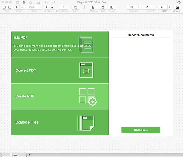 PDF Editor Pro interface PDF Editor Pro interface