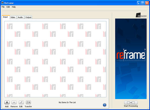 Reframe interface