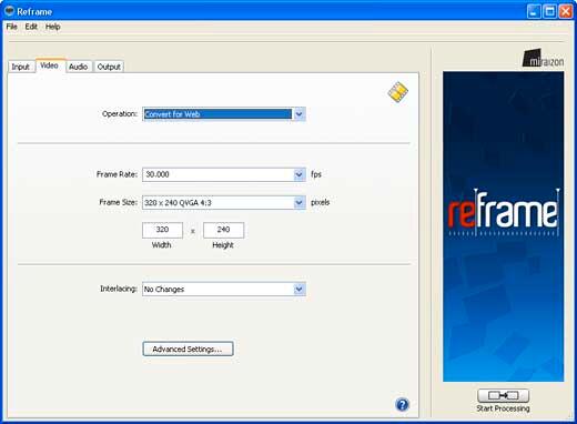 Video tab