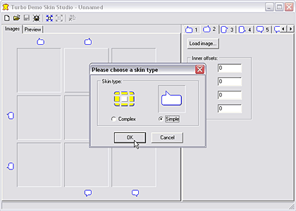 SkinStudio interface SkinStudio interface