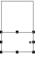 Align them one over the other while making sure there widths are the same Align them one over the other while making sure there widths are the same