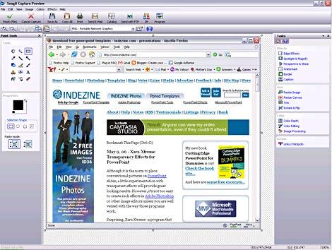 The SnagIt Capture Preview window.